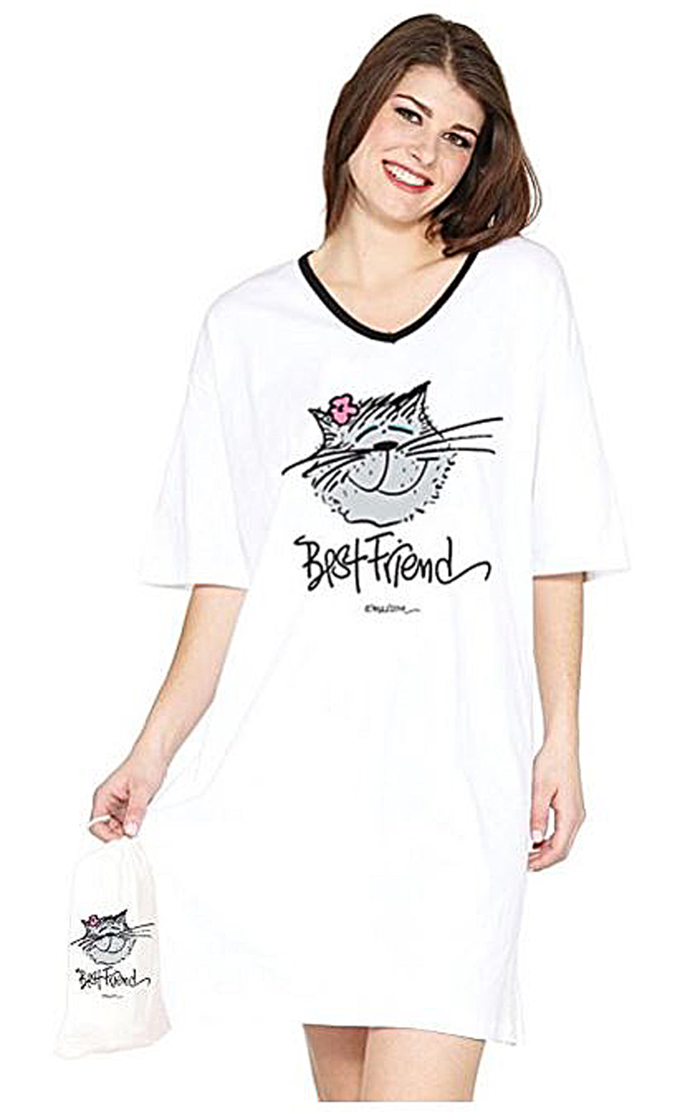 Emerson Street Clothing Co. Nightshirt in a Bag USA Made 100 Cotton