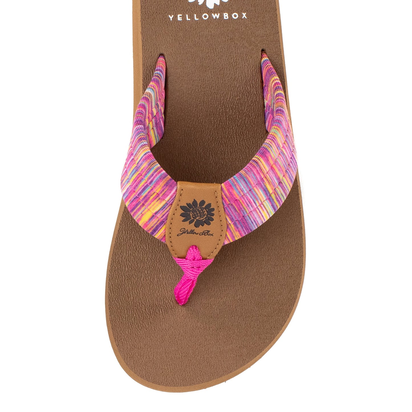 Yellow Box | NADIA Ladies Flip Flops with super soft Mellow Mat footbed