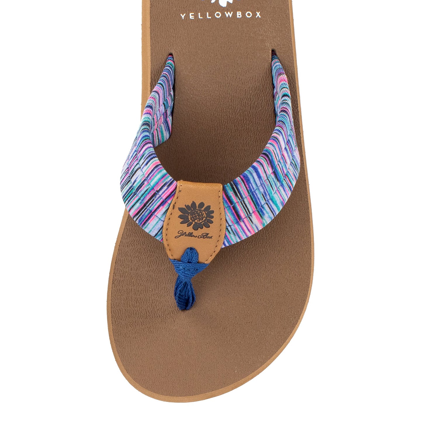 Yellow Box | NADIA Ladies Flip Flops with super soft Mellow Mat footbed