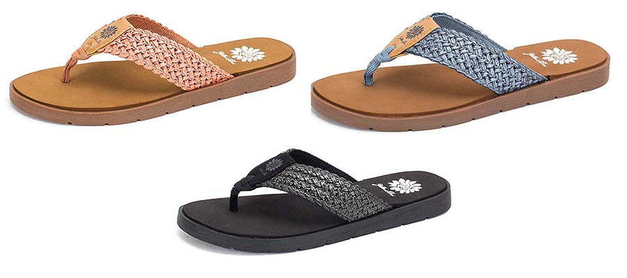 Yellow Box | FIDA Woven Flip Flops