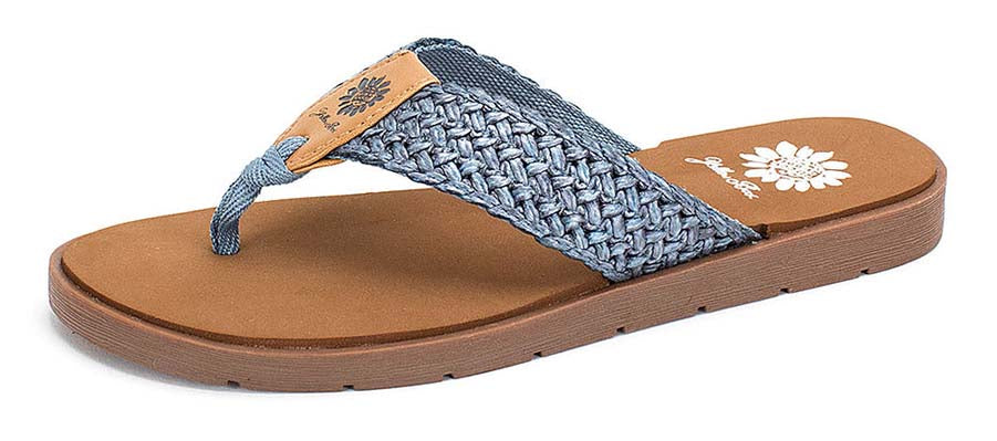 Yellow Box | FIDA Woven Flip Flops