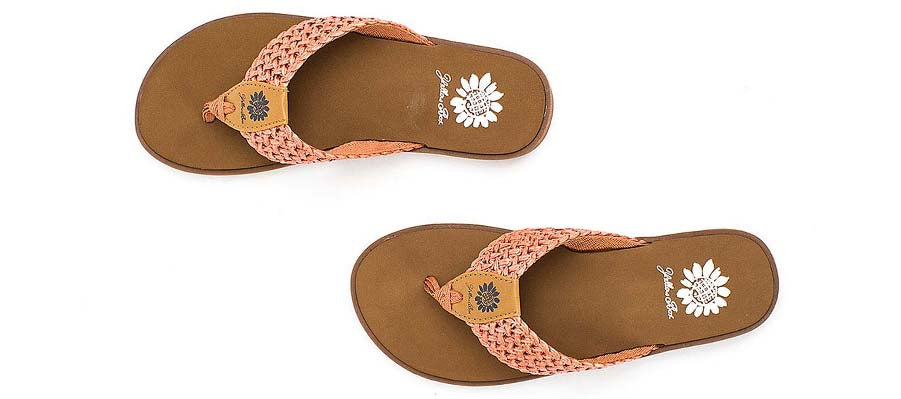 Yellow Box | FIDA Woven Flip Flops