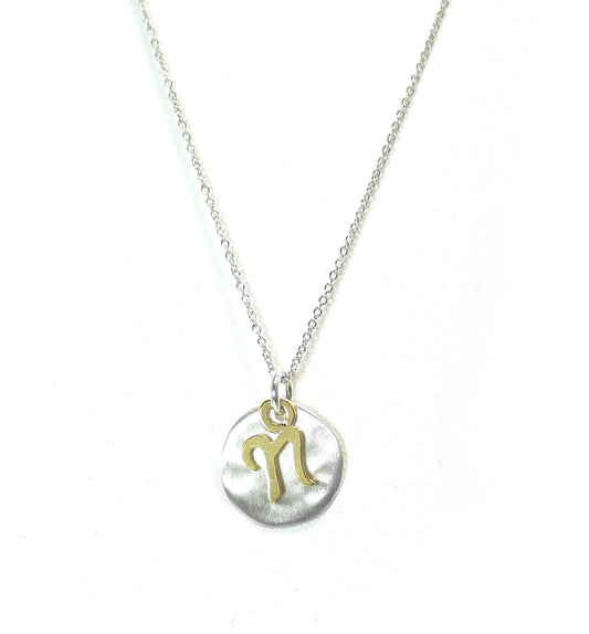Kevin N Anna N Initial Necklace