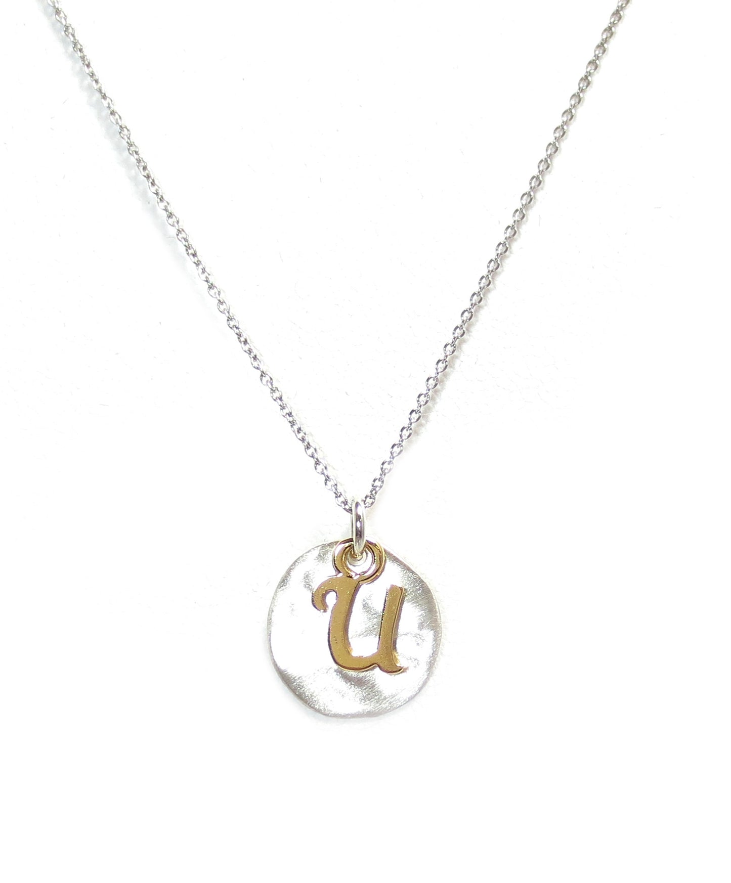 Kevin N Anna U Initial Necklace