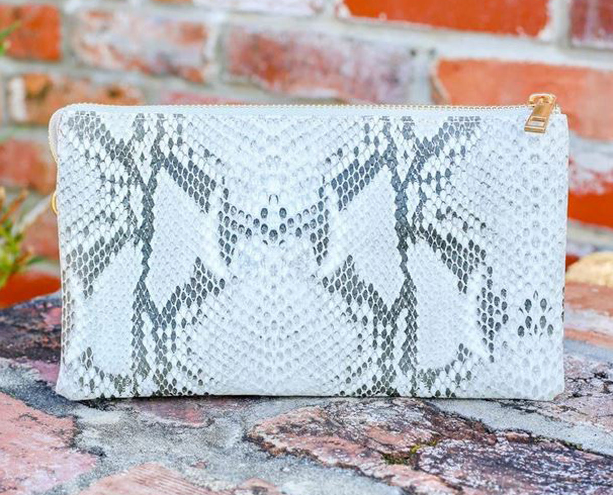 Caroline hill online snakeskin purse