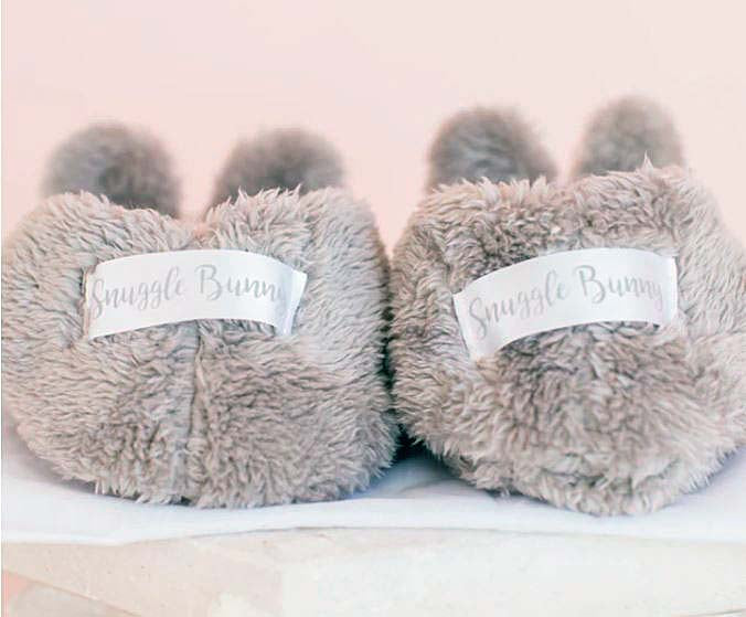 Faceplant Dreams | Snuggle Bunny | Women's Footsie Slippers