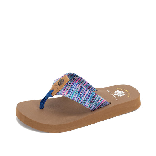 Yellow Box | NADIA Ladies Flip Flops with super soft Mellow Mat footbed