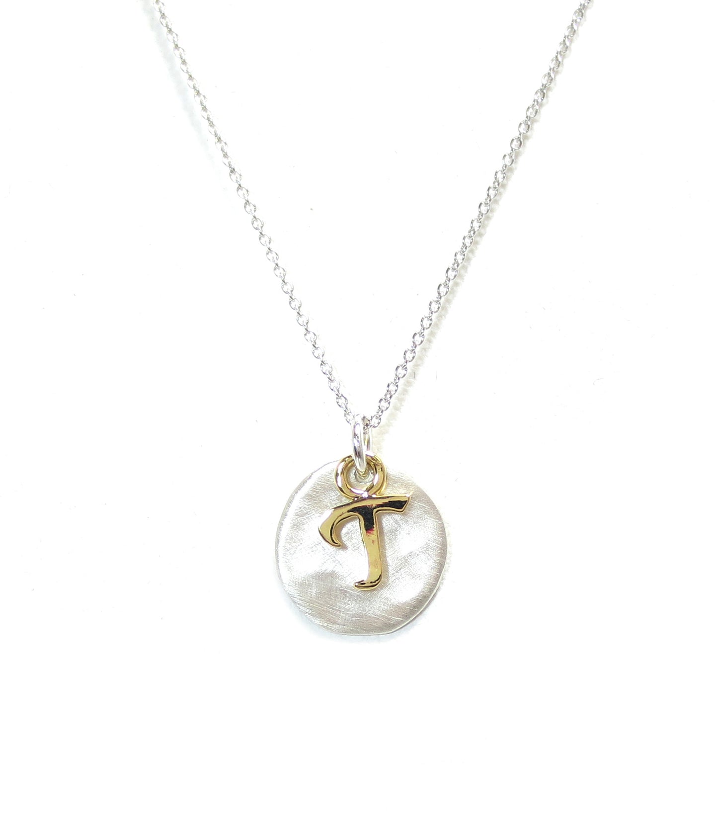Kevin N Anna T Initial Necklace