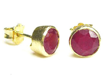 Betty Carre Ruby Quartz Studs VB93Ruby