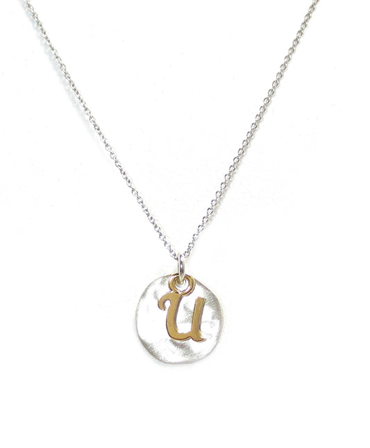 Kevin N Anna U Initial Necklace