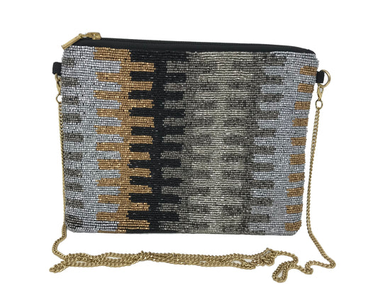 Kay Lee New York Beaded Evening Handbag / Crossbody with Chain Strap...More Styles Inside