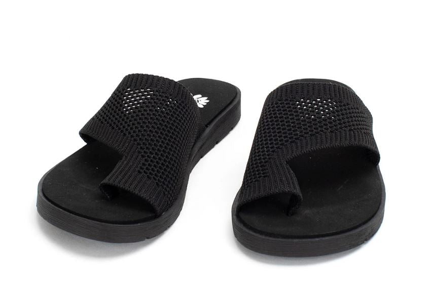 Yellow Box | FEEZA Soft Breathable Fabric Toe Strap Sandals (SAGE)