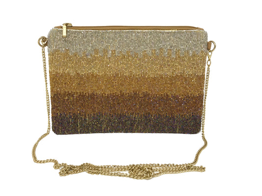 Kay Lee New York Beaded Evening Handbag / Crossbody with Chain Strap...More Styles Inside