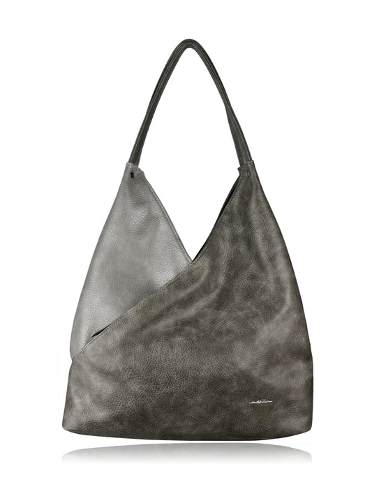 ESPE Hobo Vegan Leather Women's Handbag with Two-Tone Design