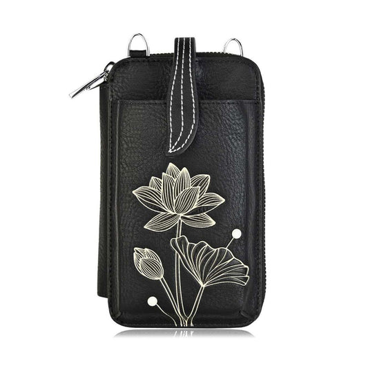 ESPE Hope RFID-Protected Vegan Crossbody Phone Pouch with Phone Pocket