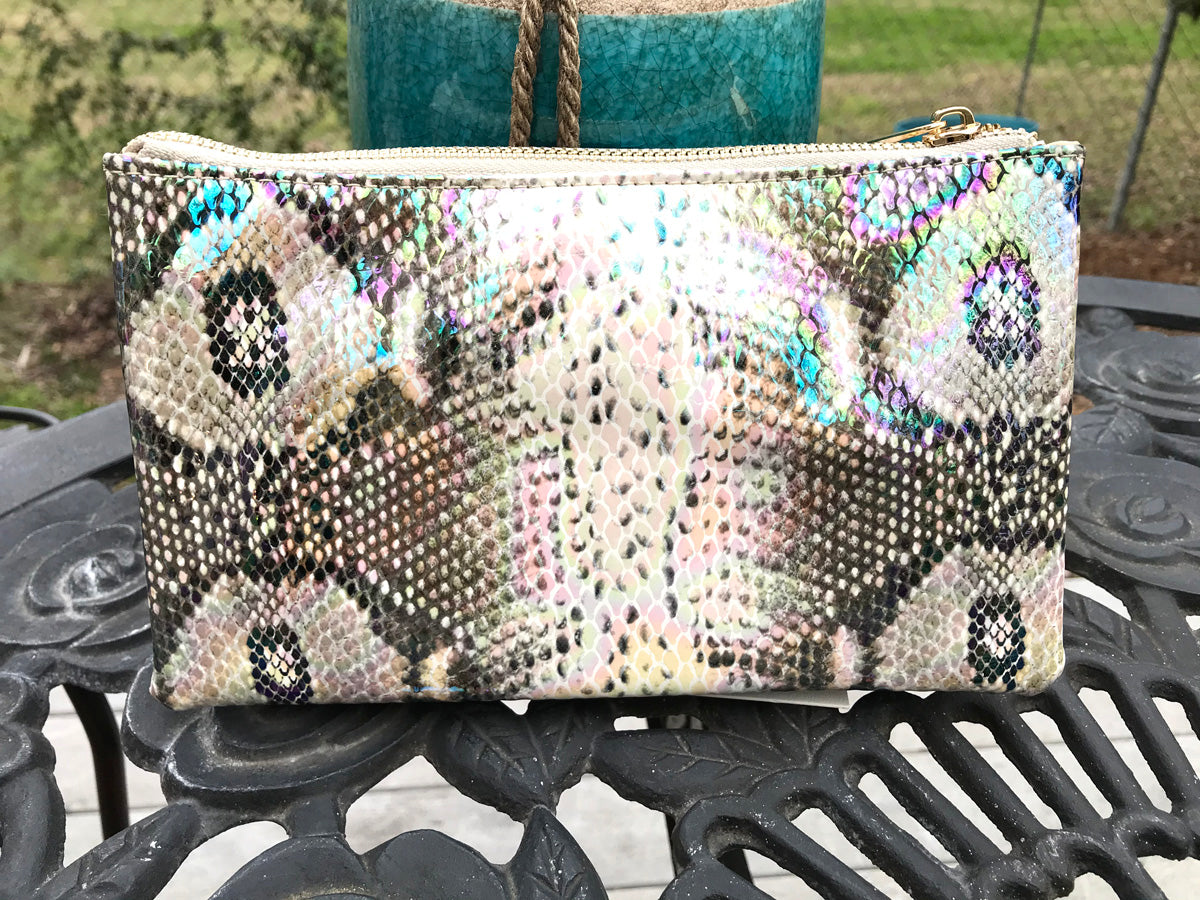 Caroline hill snakeskin purse on sale