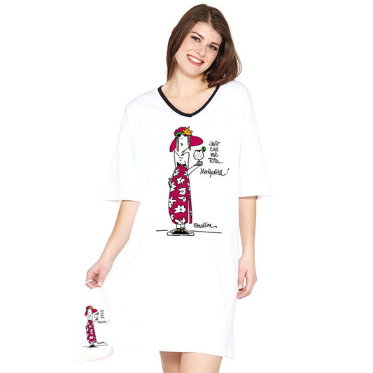 Emerson Street Clothing Co. | Just Call Me Rita...Margarita! | Ladies Whimsical Nightshirt