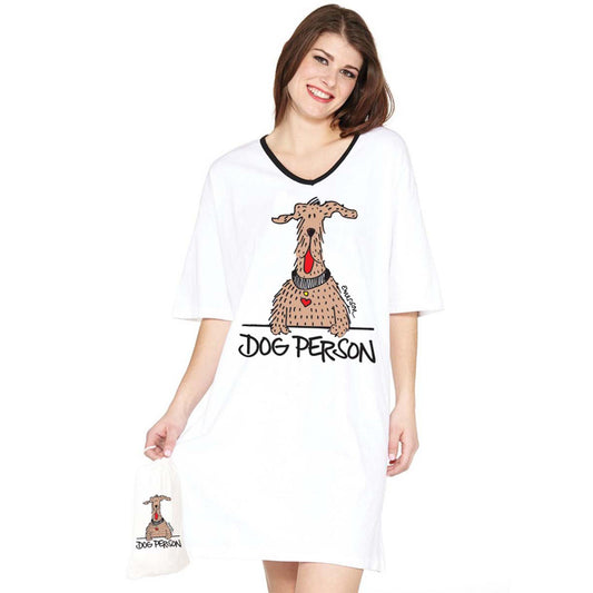 Emerson Street Clothing Co. | Dog Person | Ladies Whimsical Nightshirt