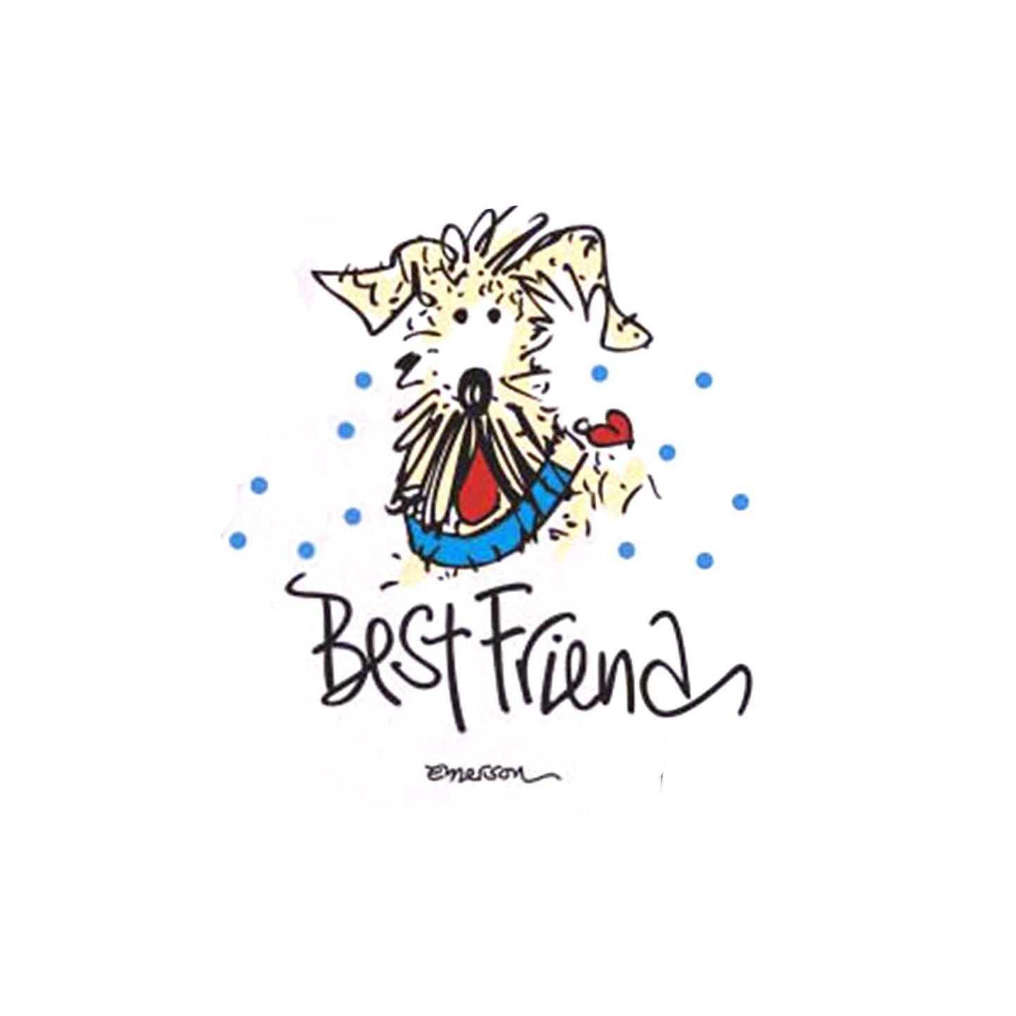 Emerson Street Clothing Co. | Best Friend (DOG) | Ladies Whimsical Nightshirt